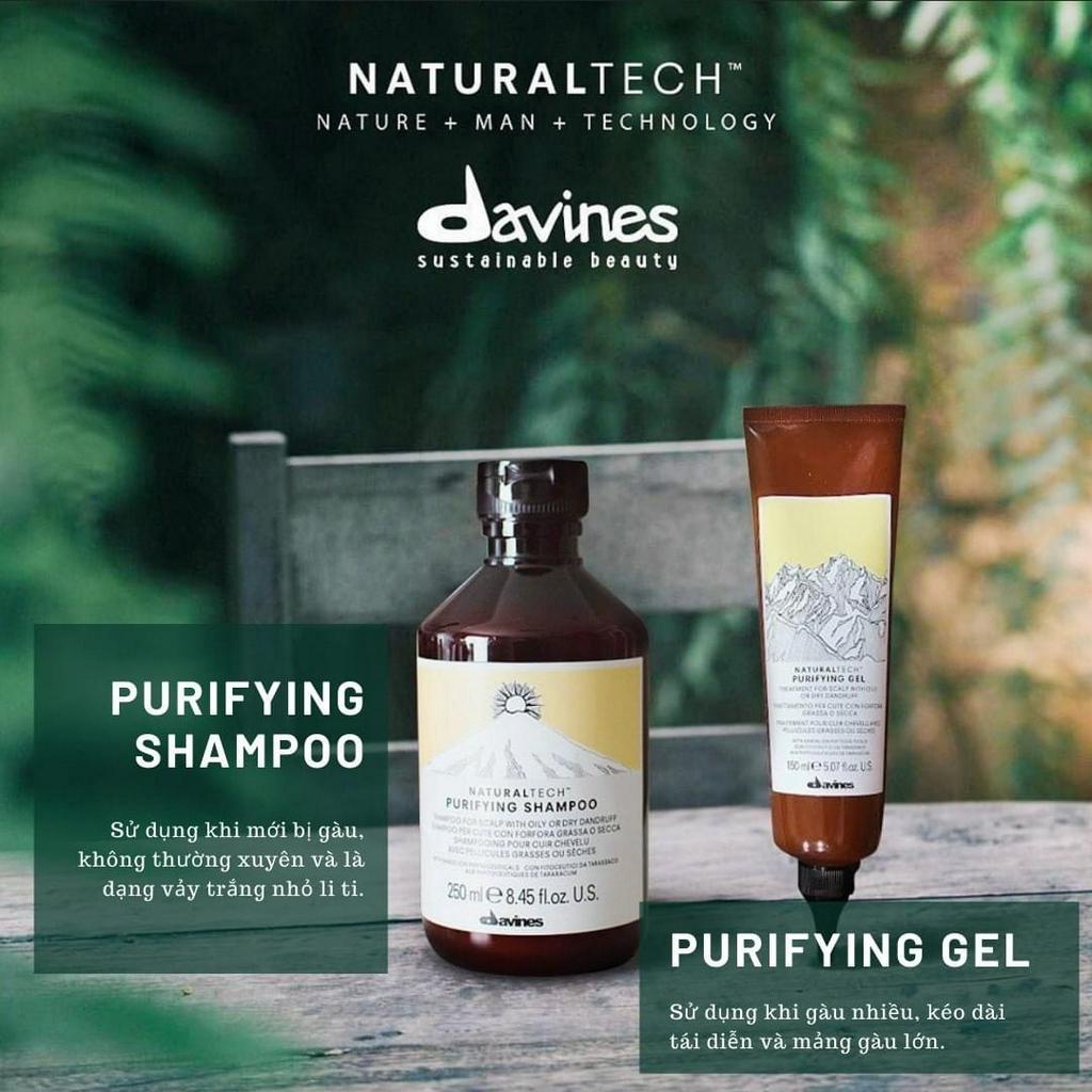 Gel chống gàu Davines Naturaltech Purifying Gel 150ML