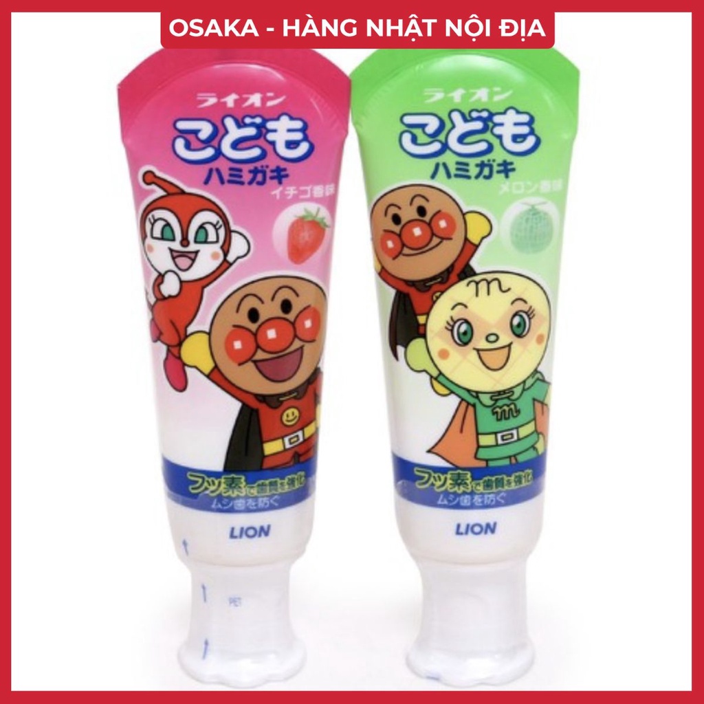 ⚠️FREESHIP⚠️ Kem Đánh Răng Lion 40g Cho Bé Nhật Bản