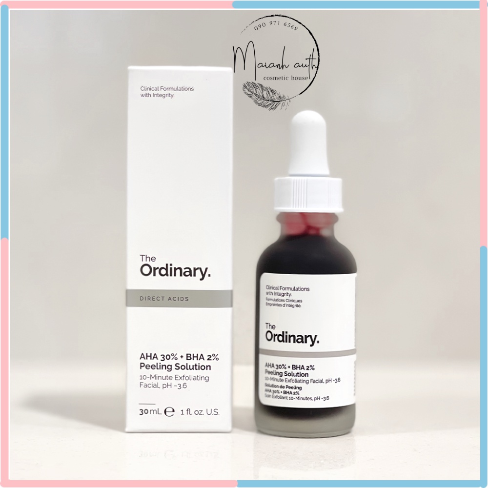 Tinh chất The Ordinary AHA 30% + BHA 2% tẩy da chết Peeling Solution ( 30mL )