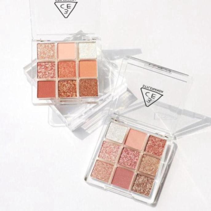 [CHÍNH HÃNG] Bảng Phấn Mắt 3CE 9 Ô Nhiều Màu Thời Trang Trẻ Trung 7g, Phấn Mắt Nhũ Lấp Lấp Hàn Quốc | BigBuy360 - bigbuy360.vn