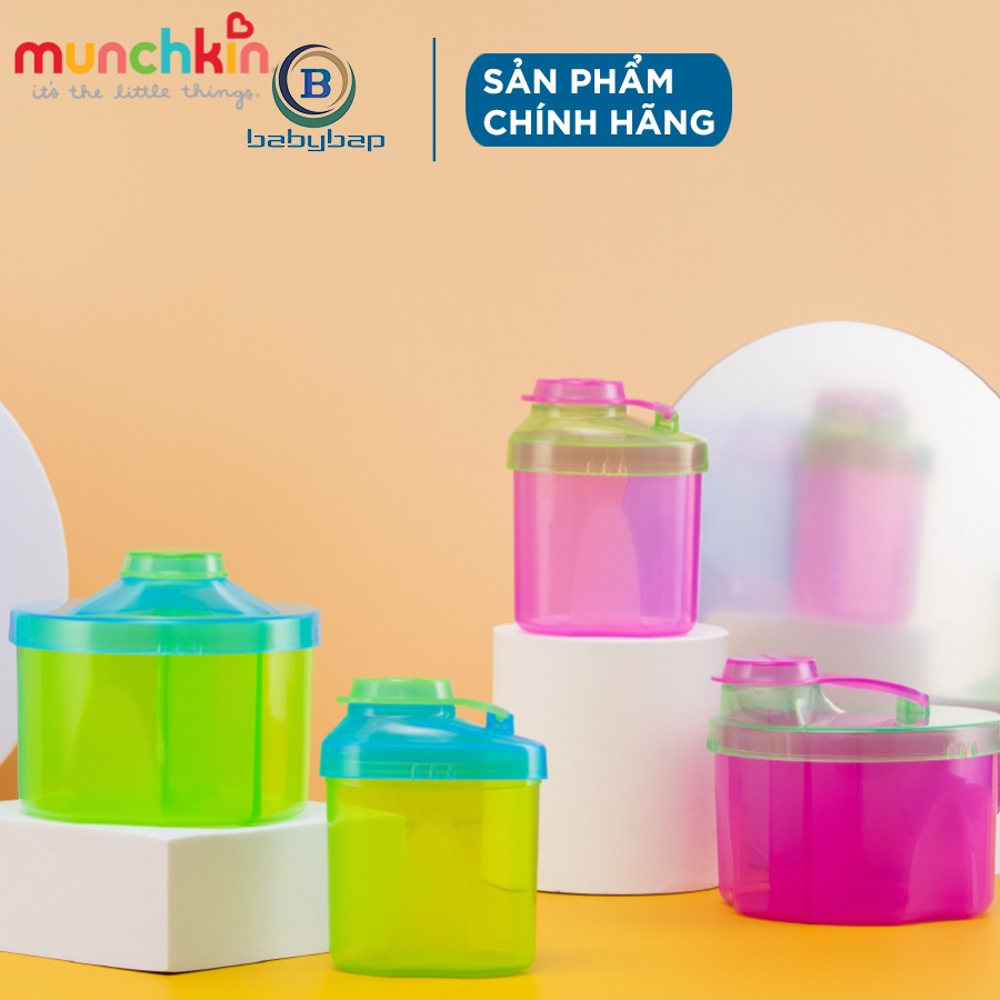 Bộ 2 Hộp Chia Sữa Munchkin Giải Pháp Hoàn Hảo Giúp Mẹ Định Lượng Chuẩn