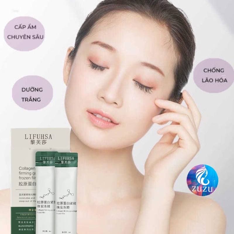 Mặt nạ ngủ collagen, mặt nạ dưỡng trắng giúp da căng bóng trẻ hoá làn da