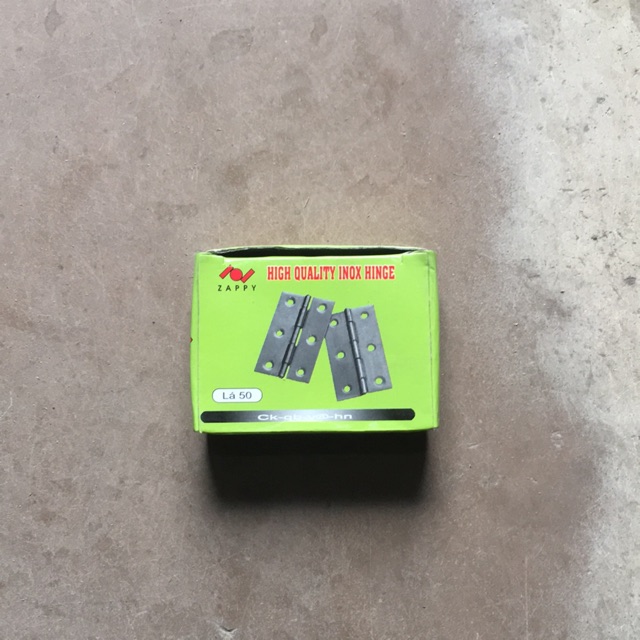 Bản lề lá inox số 50 ( giá cả hộp /20c)