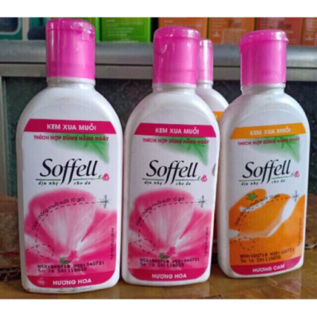 Soffell 60 ml kem bôi chống muỗi đốt