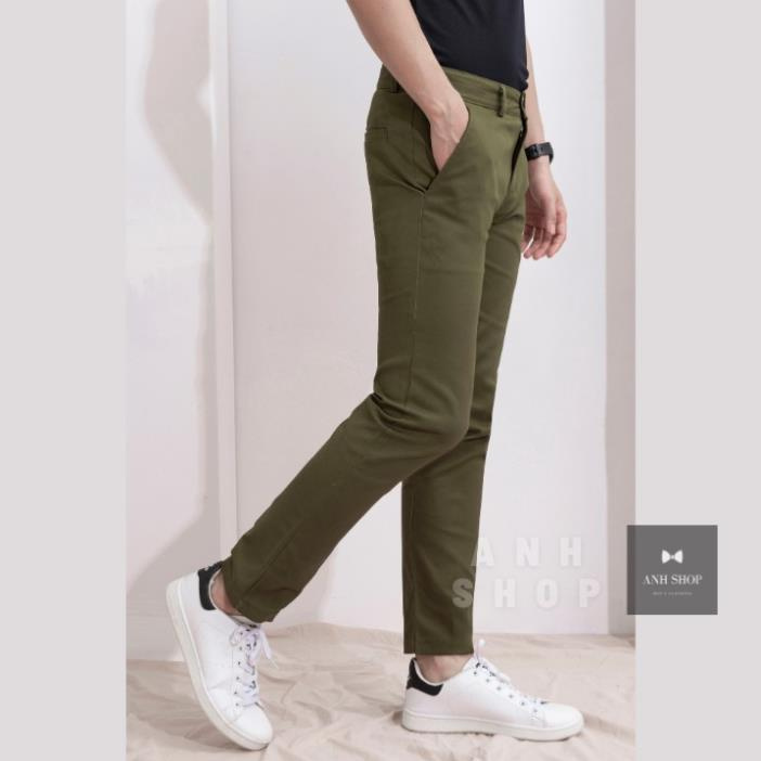 Quần kaki nam Nano vải co giãn dáng slimfit trẻ trung, năng động | BigBuy360 - bigbuy360.vn