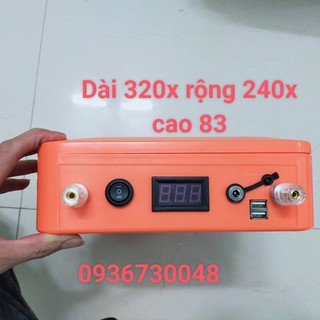 hộp đựng pin lithium 32650 đầy đủ phụ kiện (tối đa 36 cell)