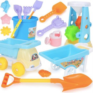 ĐỒ CHƠI XÚC CÁT CHỞ CÁT BÃI BIỂN CHO TRẺ MÀU SẮC ĐẸP, BẮT MẮT, NHỰA ABS AN TOÀN CHO TRẺ