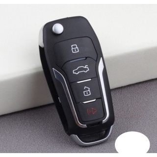 Vỏ chìa khoá độ gập xe Ford 4 NÚT