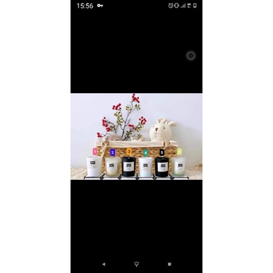 Nến thơm cao cấp không khói Aroma menahem 6 mùi hương