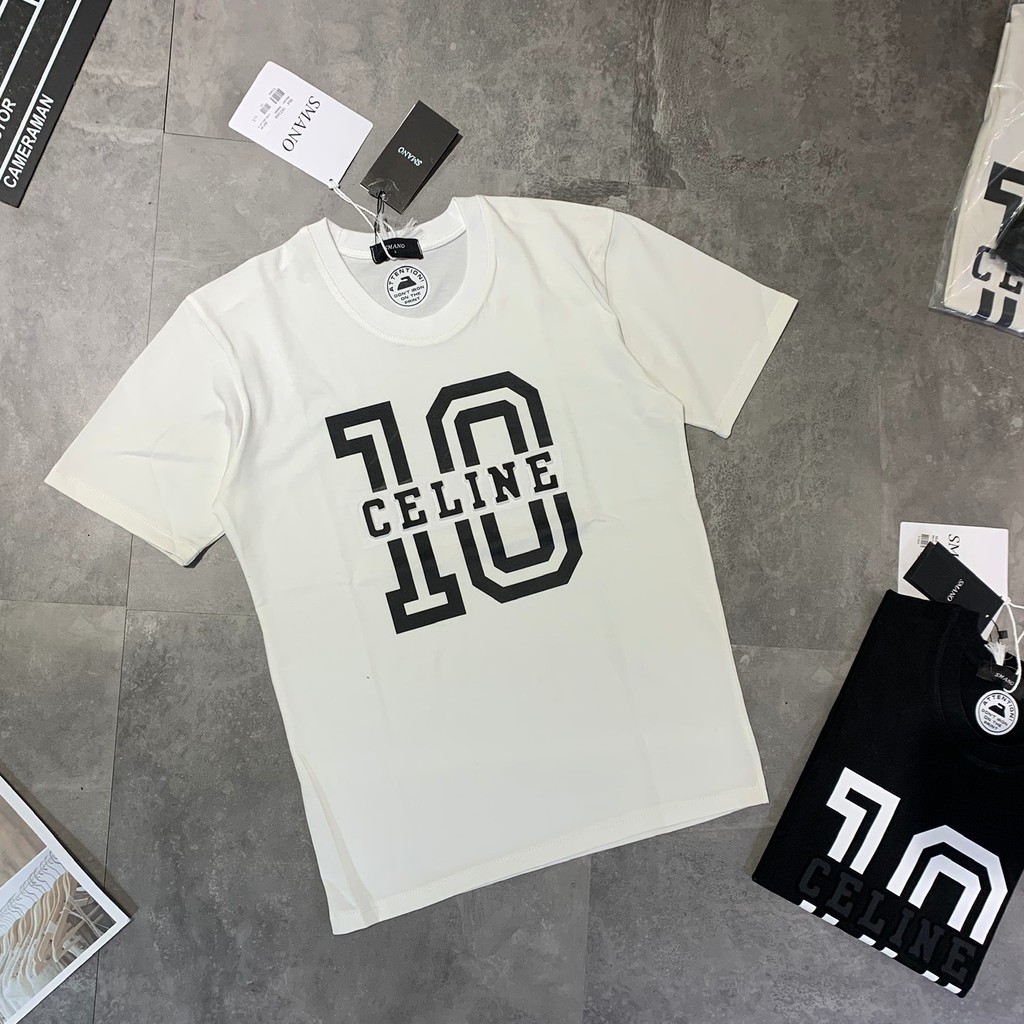 Áo Thun Nam, Áo Phông In Chữ Số 3D Phong Cách Thời Trang Chất Liệu Thun Cotton Thoáng Mát - AC101 - Shopmens | BigBuy360 - bigbuy360.vn