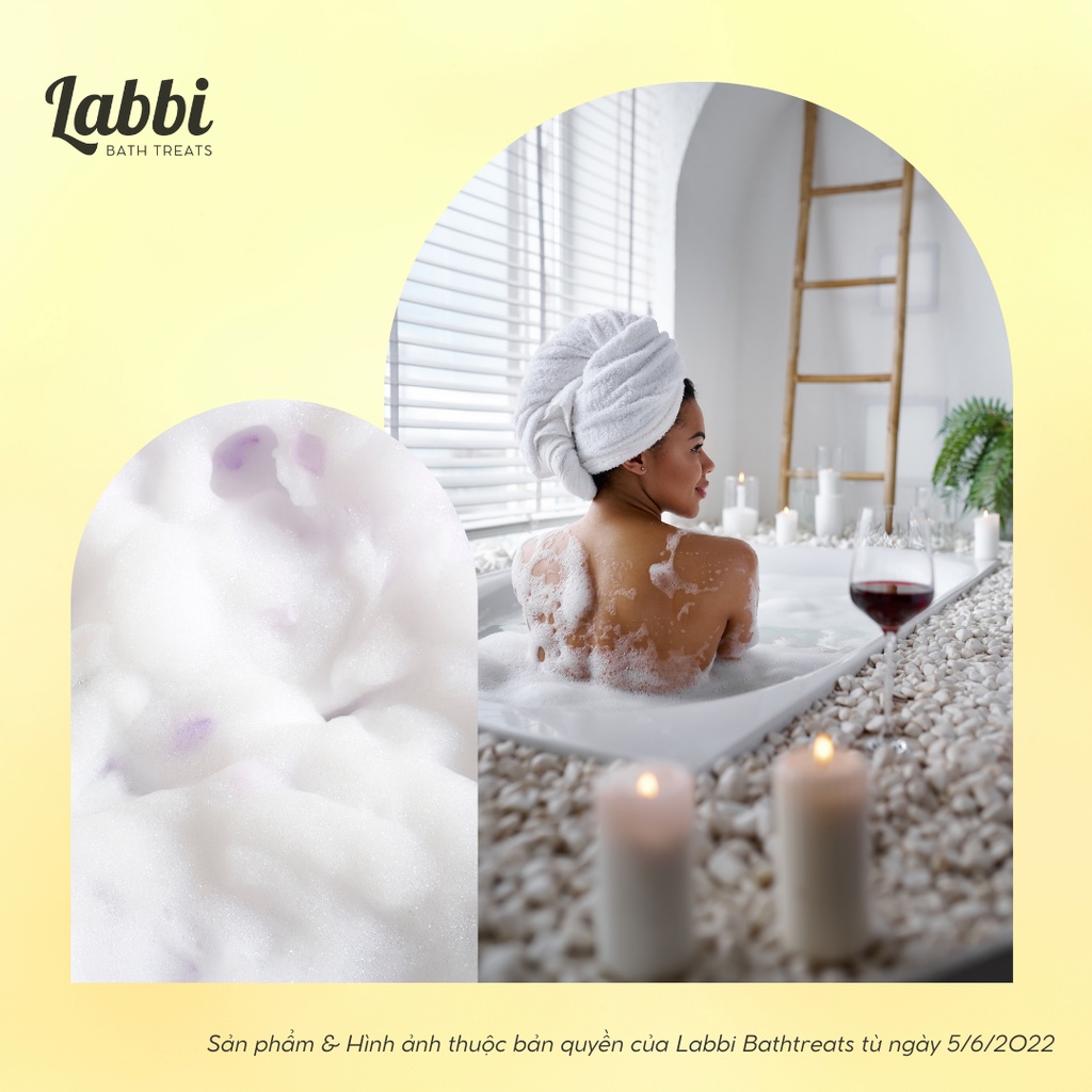 Bánh siêu tạo bọt bồn tắm SUNNY SIDE UP [Labbi] Bubble Bar
