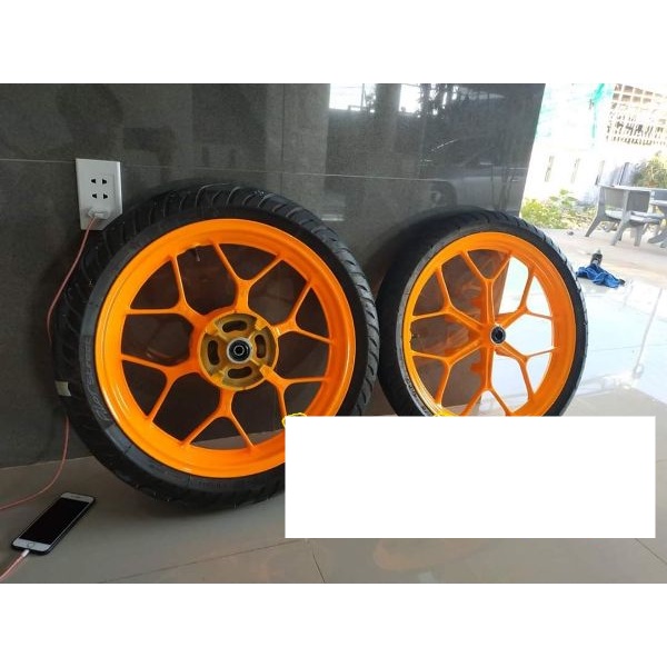 SƠN SAMURAI GÓI COMBO SƠN MÂM MÀU CAM HUỲNH QUANG GỒM 4 CHAI, hàng xịn giá tốt