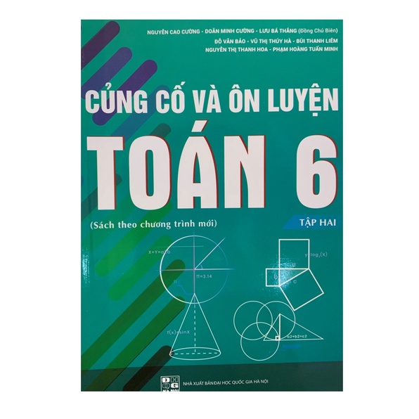 Sách – Combo Củng cố và ôn luyện Toán 6 (Tập 1 và Tập 2)