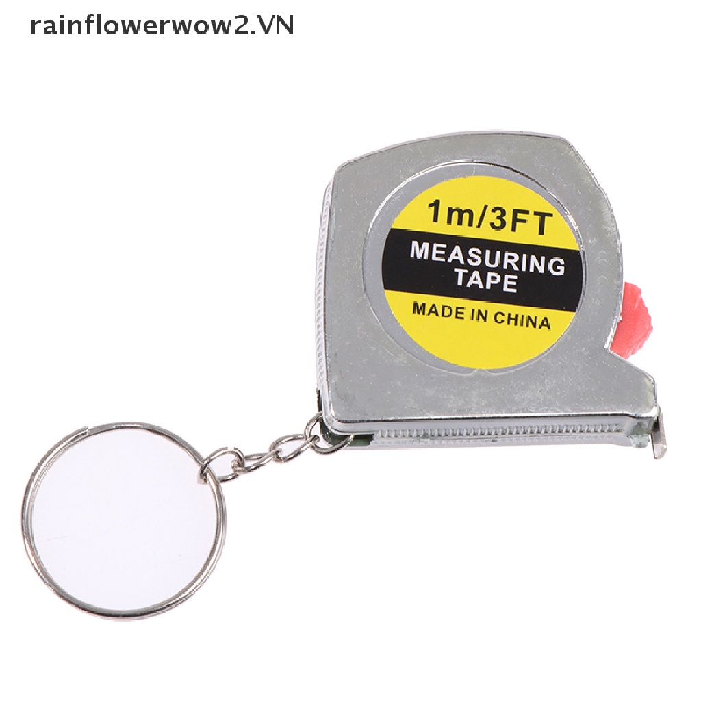 Móc Khóa Có Thước Dây Rút 1M / 3ft Bằng Thép Không Gỉ Tiện Dụng