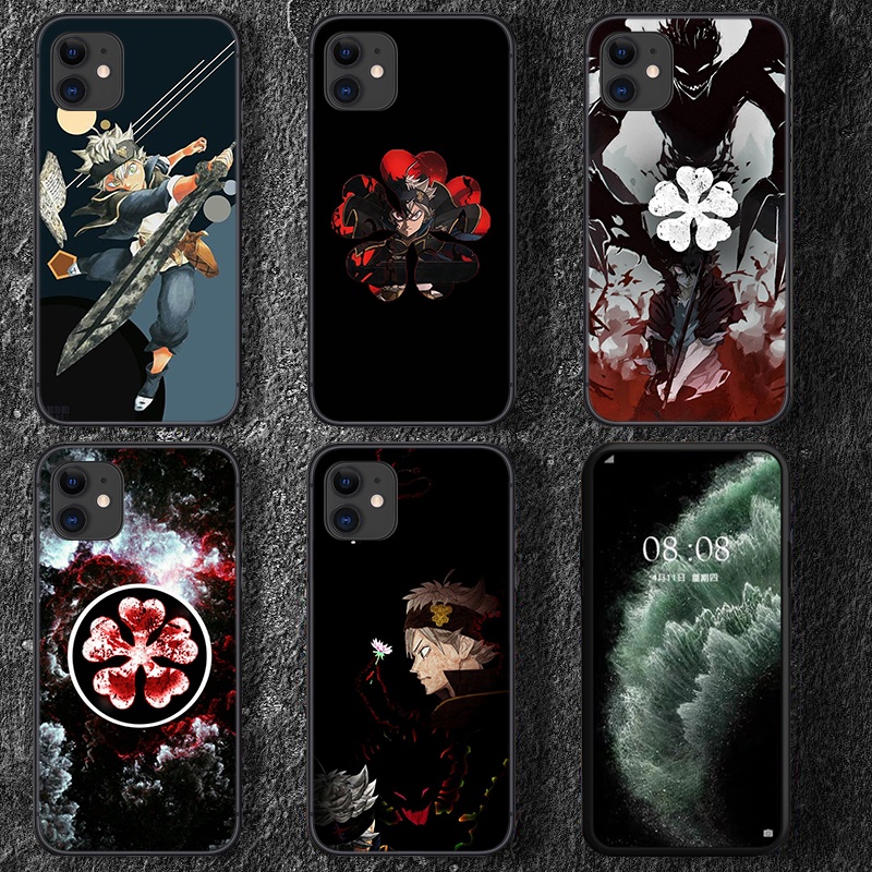 Ốp điện thoại TPU mềm họa tiết Anime Black Clover 130YPJ B11 cho Samsung A11 A12 A21S A22 A31 A32 A41 A42