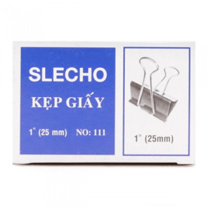 Kẹp bướm Slecho 15mm, 19mm, 25mm, 32mm, 41mm, 51mm ( hộp 12 cái)