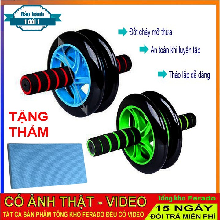 Con lăn tập bụng 4 bánh xe