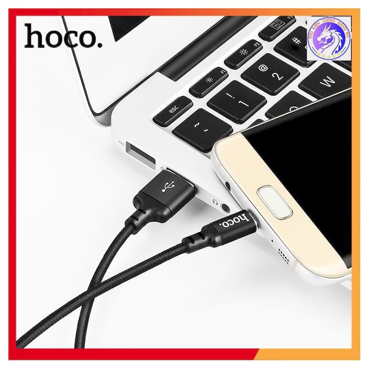 [ BH 12 Tháng ] Cáp Sạc Nhanh Dây Dù Hoco X14 Lightning/Micro USB/Type-C Cho iPhone/iPad/Android - Chính Hãng 1M/2M