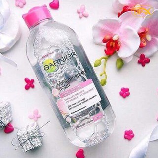 Nước tẩy trang Garnier Nga 400ml nắp hồng nhạt
