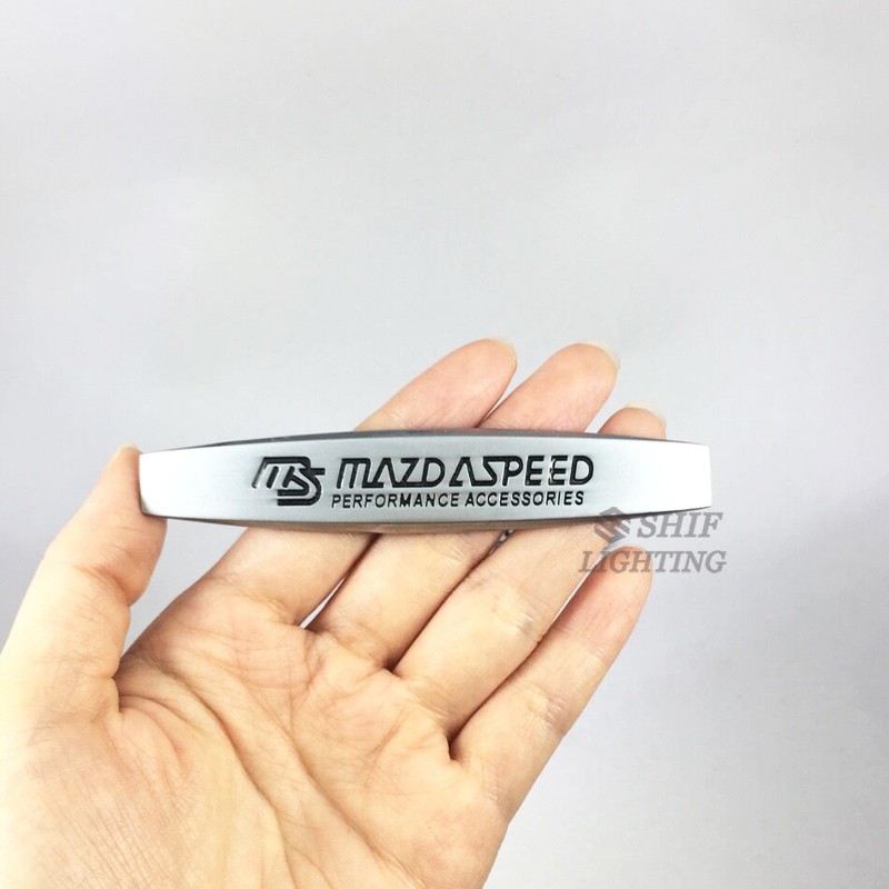 Bộ 2 logo hợp kim dán trang trí xe hơi