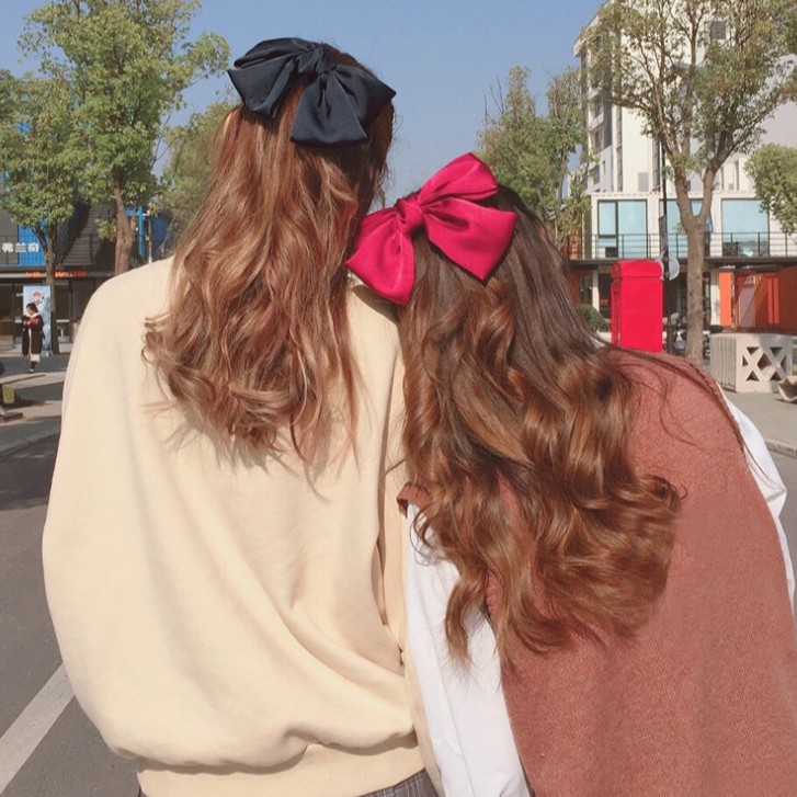Dây Buộc Tóc Vải Lụa Thắt Nơ Thời Trang Mùa Hè Hàn Quốc Cho Nữ