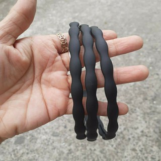 Bờm cài tóc eo màu đen nhám (bản 8mm)