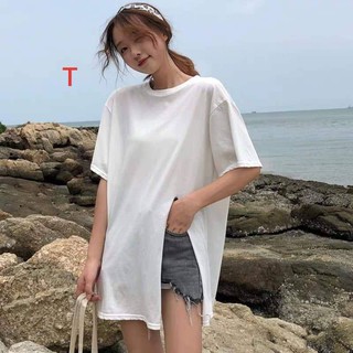 Áo phông trơn xẻ hông dtr0220