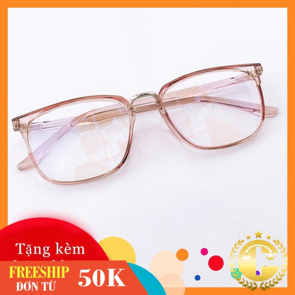 Gọng kính vuông 2164 -gọng kính giả cận thời trang nhận cắt mắt cận viễn loạn