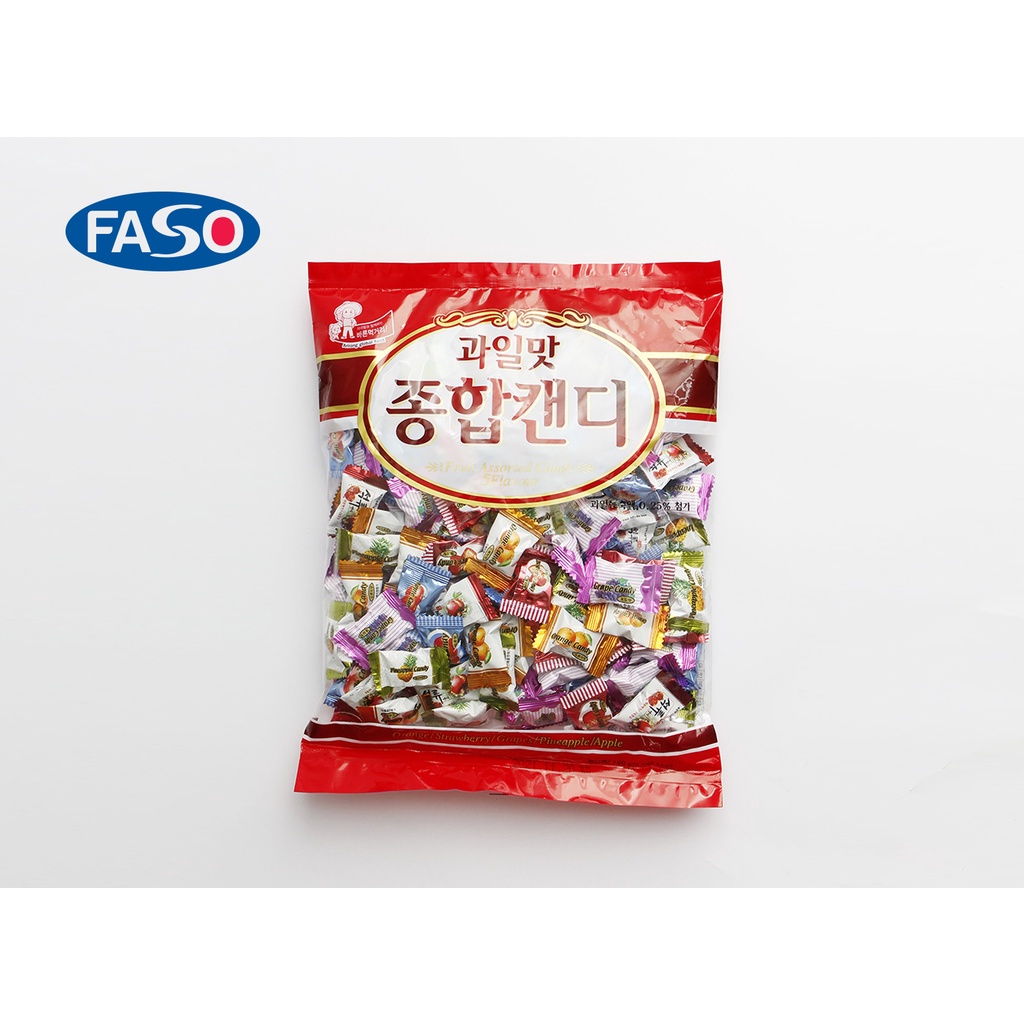 Kẹo cứng hoa quả năm vị 750 g Arirang Hàn Quốc