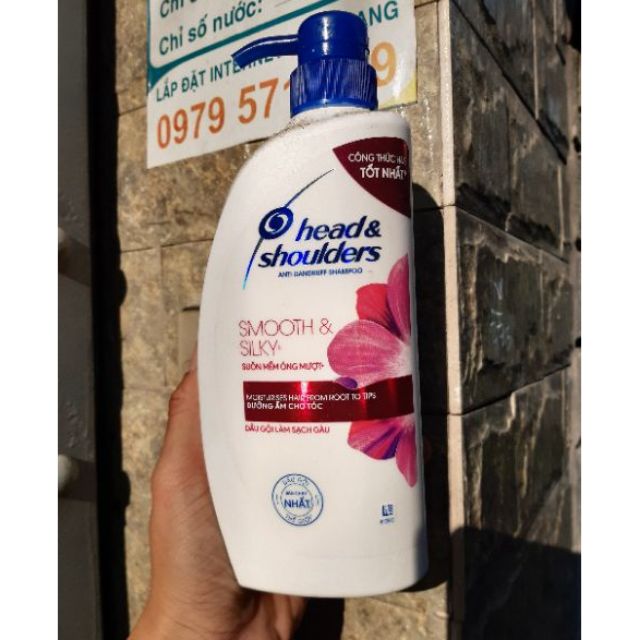 Dầu gội Head&amp;Shoulders 650g suôn mềm óng mượt