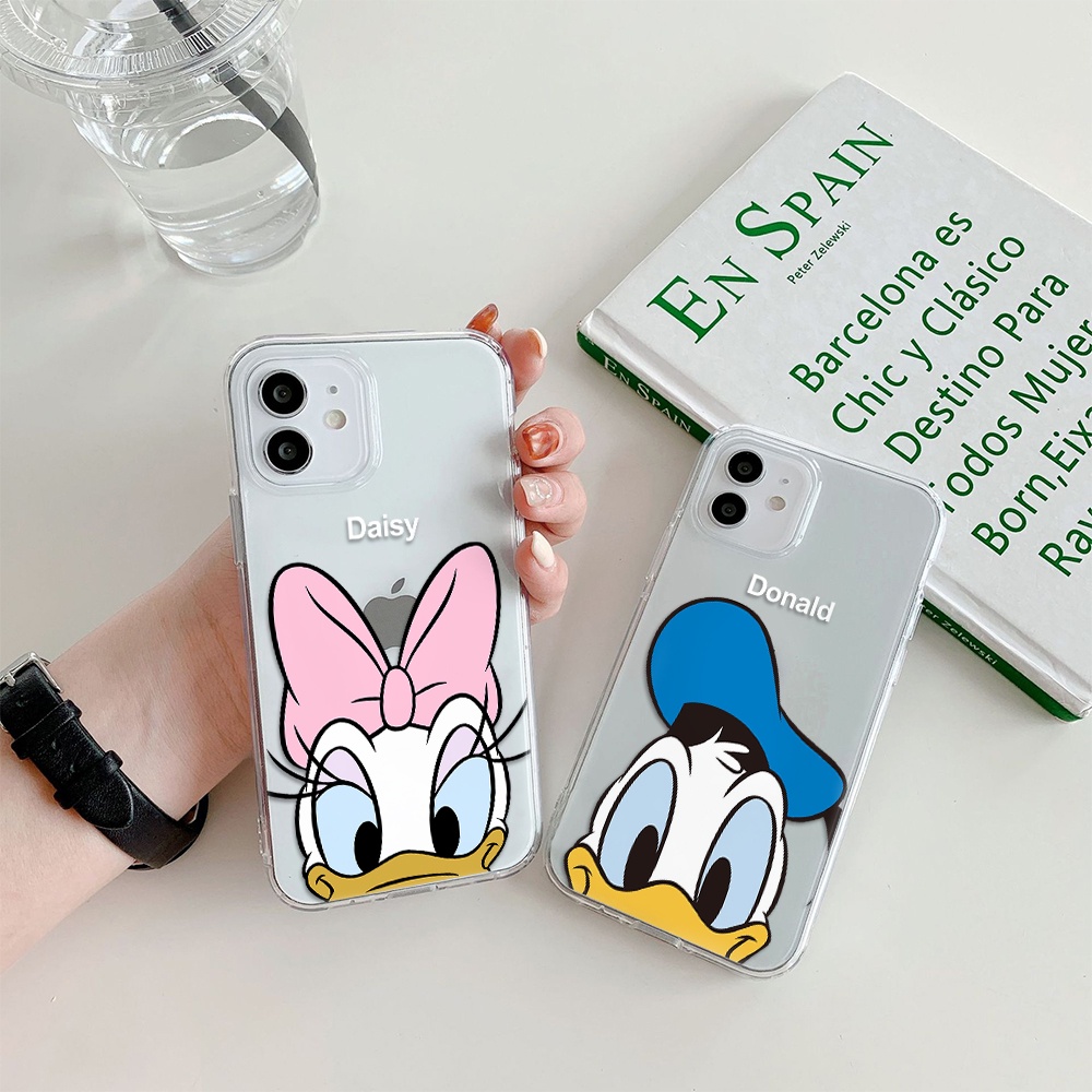 DISNEY Ốp Điện Thoại Tpu Mềm Chống Sốc In Hình Vịt Donald Cho iPhone 11 12 13 pro max XS X XR XSMax 7 8 6 6s plus 5 4 SE 2020