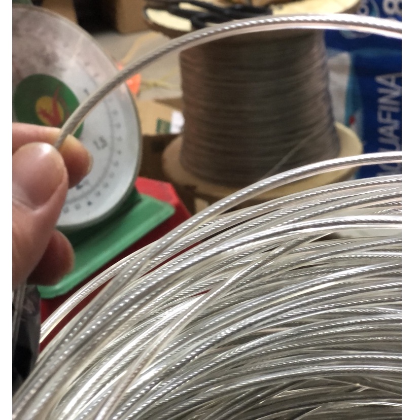 Cáp Bọc Nhựa 3 li ( cuộn 100 mét )