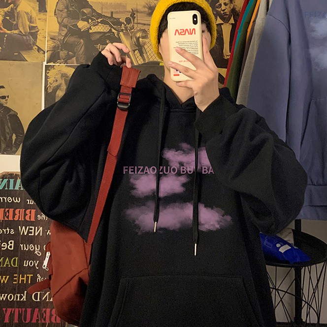 Áo hoodie dáng rộng trẻ trung năng động cho cả nam và nữ | BigBuy360 - bigbuy360.vn