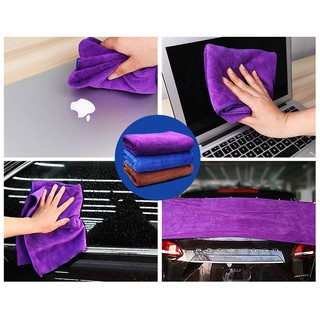 Khăn Microfiber Siêu Mịn Lau Xe Chuyên Dụng