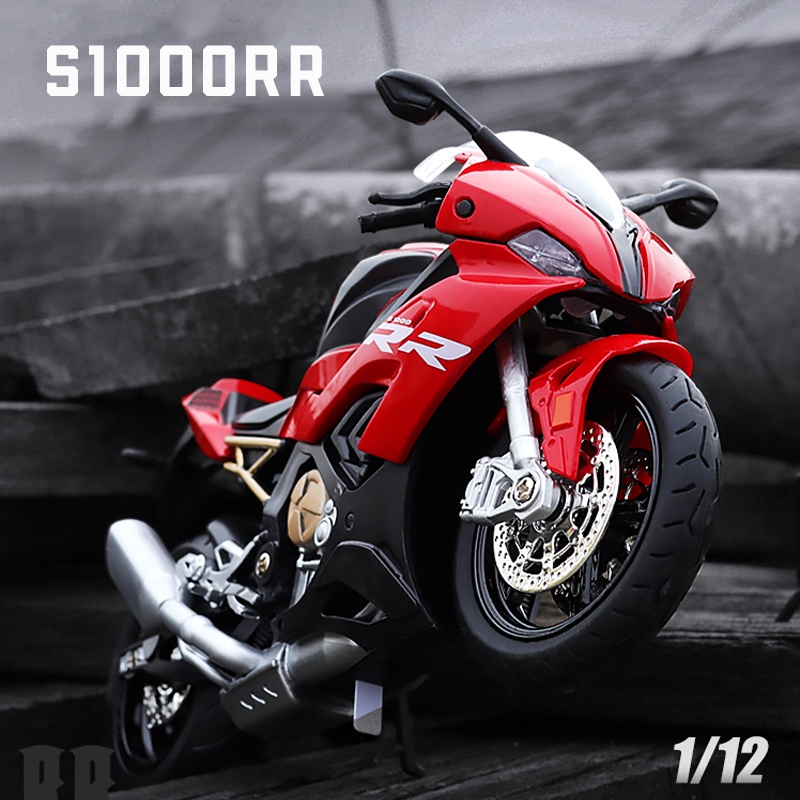 Mô Hình Xe Mô Tô BMW S1000RR Bằng Hợp Kim Tỉ Lệ 1: 12
