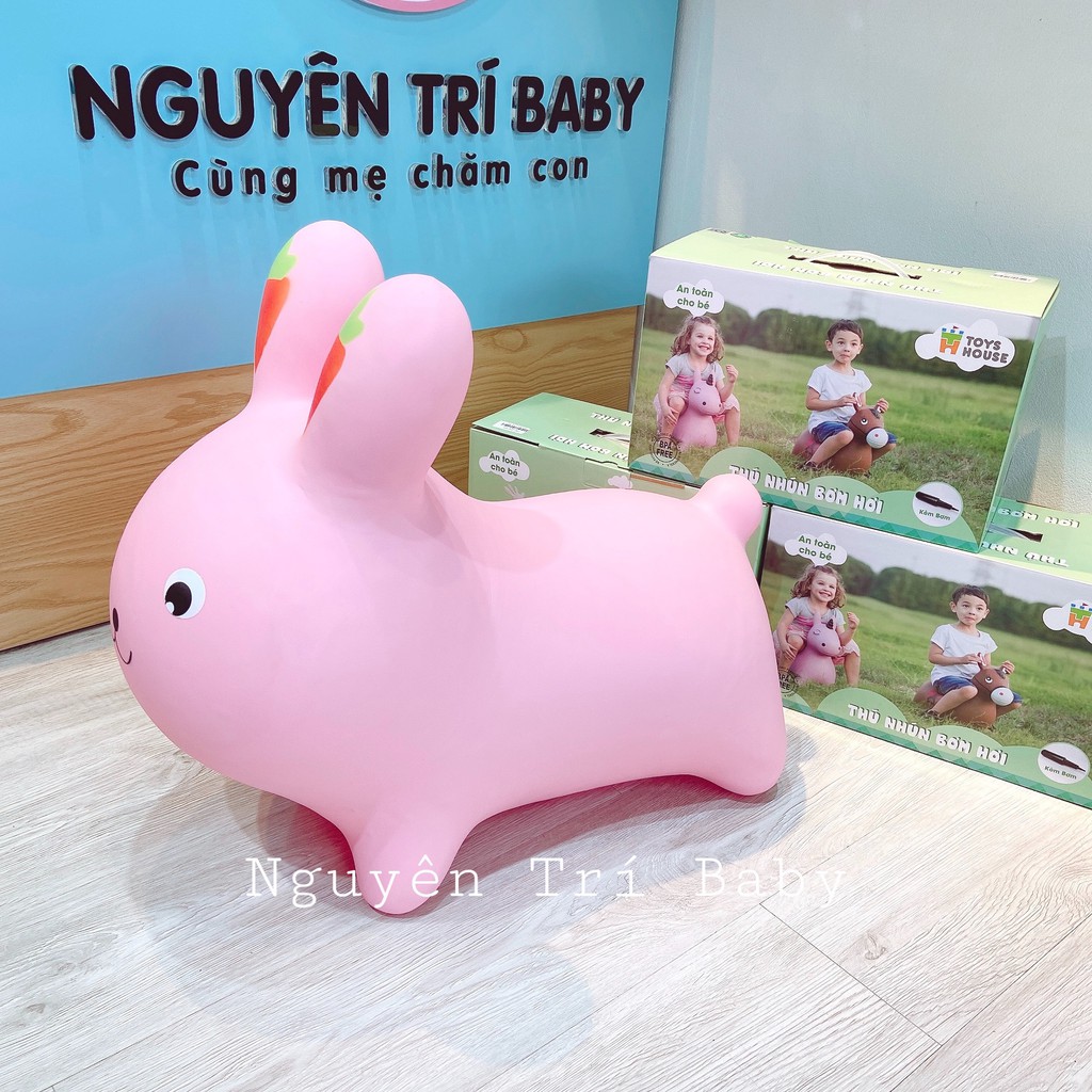 [Chính Hãng] Thú nhún cao cấp Toys House mẫu mới kèm bơm