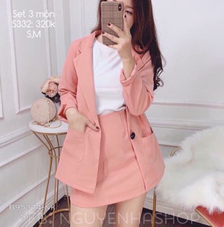 Gv- sét vest 3 món- còn màu cam