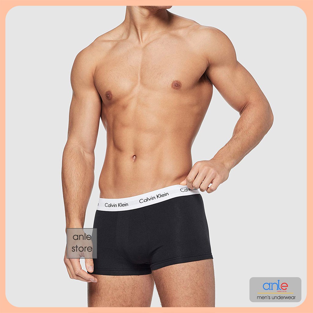 Quần lót nam Boxer Cao cấp Cotton co dãn 4 chiều Thông hơi thấm hút | BigBuy360 - bigbuy360.vn