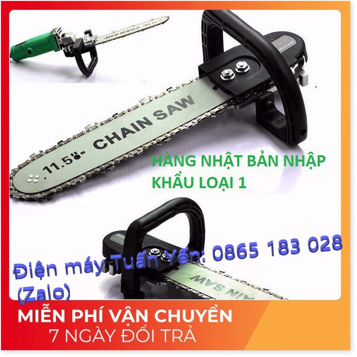 Lưỡi cưa xích gắn máy mài cắt cây