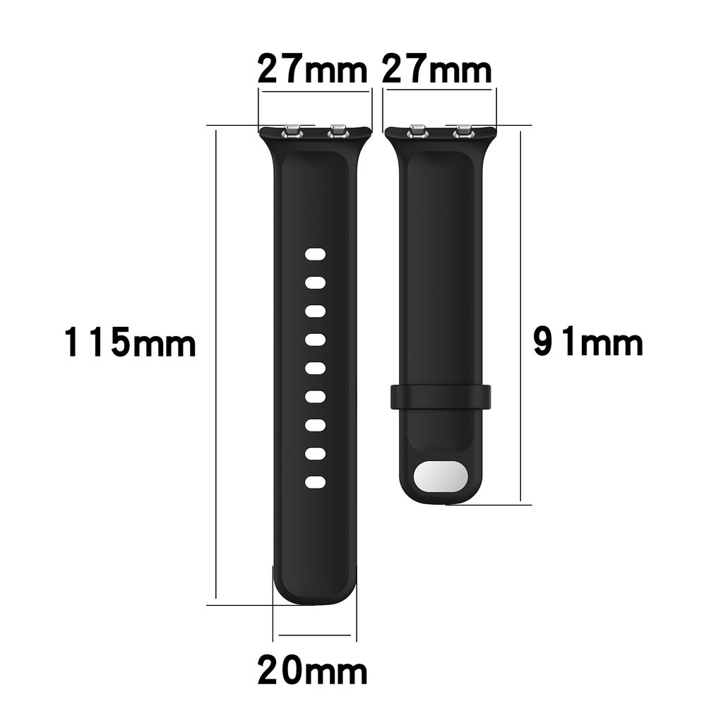 Dây Đeo Thay Thế Chất Liệu Silicon Chống Thấm Nước Cho Oppo Watch 41mm 46mm