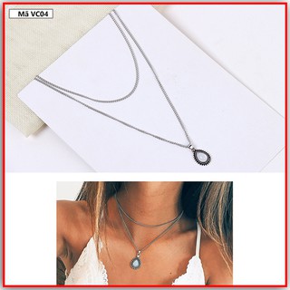 💥 Vòng đeo cổ mặt dây chuyền nữ Retro cá tính - Vòng đeo cổ VC04