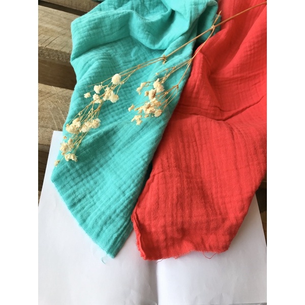 Vải xô muslin 2 lớp
