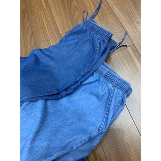 quần jeans giấy cạp chun nữ