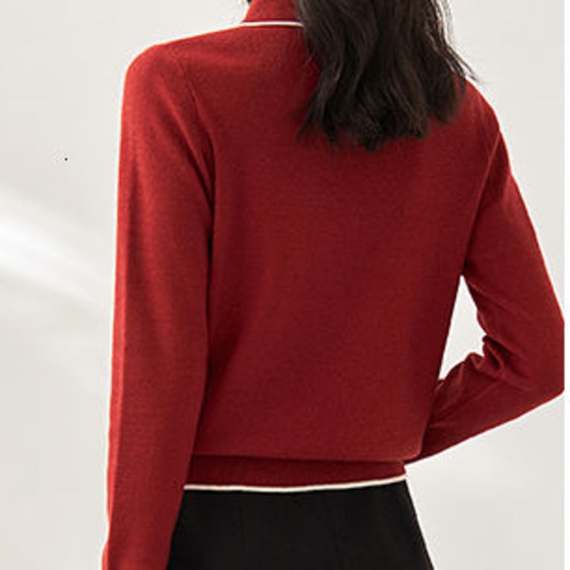 Áo sweater cổ búp bê thời trang xinh xắn cho nữ
