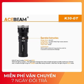 ĐÈN PIN ACEBEAM K30 GT