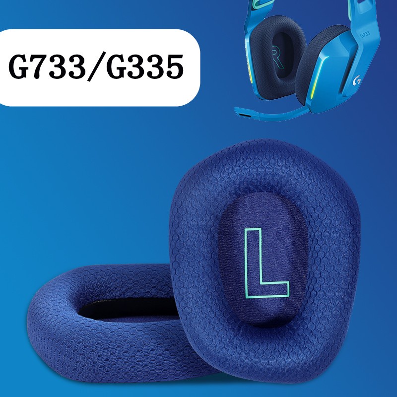 Đệm Xốp Phối Da Bọc Đầu Tai Nghe Gaming Cho Logitech G733 G335