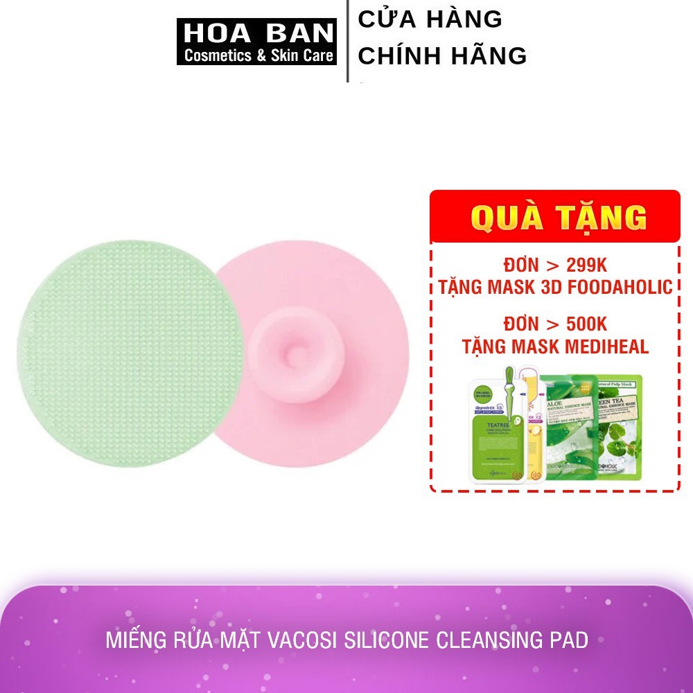 Miếng Rửa Mặt Vacosi Silicone Cleansing Pad