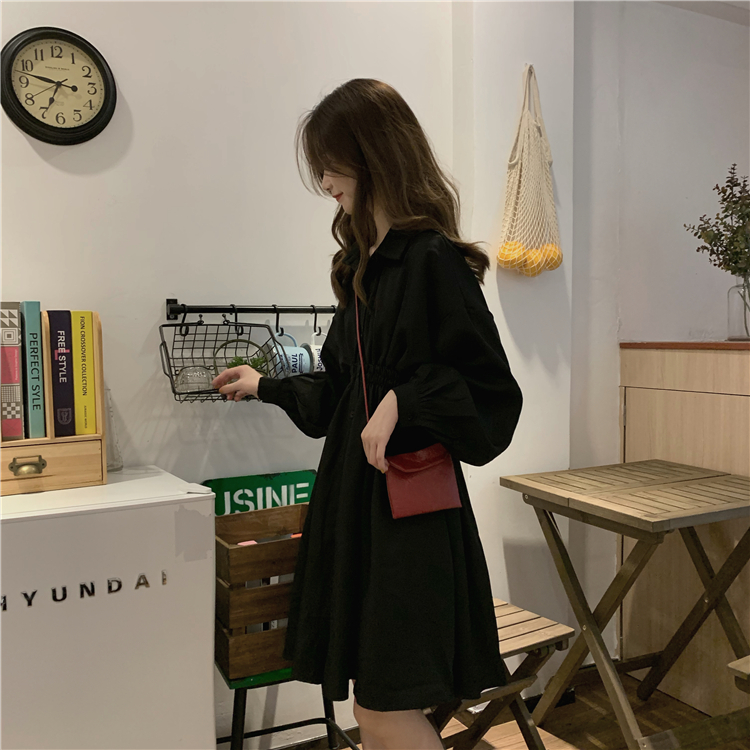 Đầm sơ mi tay dài phong cách cổ điển tinh tế cho nữ | BigBuy360 - bigbuy360.vn