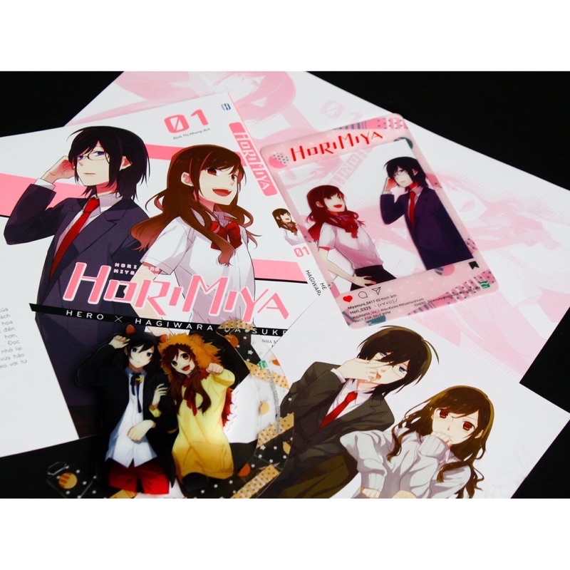 [Nguyên seal] Combo Phụ Kiện Horimiya - Tập 1 2 3 4 5