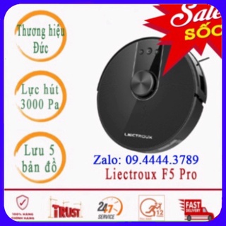 Robot Hút Bụi Liectroux F5 Pro Máy Hút Bụi Lau Nhà Tự Động Sạc Thông Minh F5 pro Lưu 5 Bản Đồ.